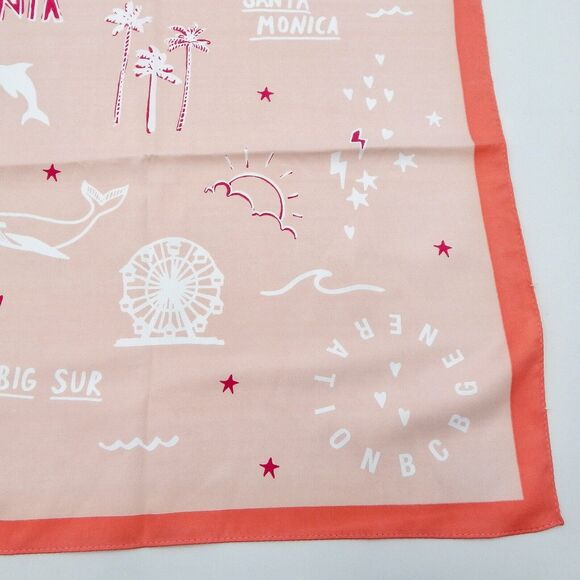 BCB Generation California Tourist Scarf Cities Los Angeles San Francisco Venice - Picture 3 of 8